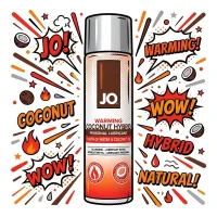 Лубрикант JO Coconut Hybrid Warming